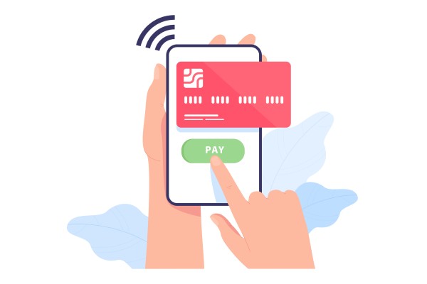 Mobile Payment Using a Credit Card Through a Smartphone