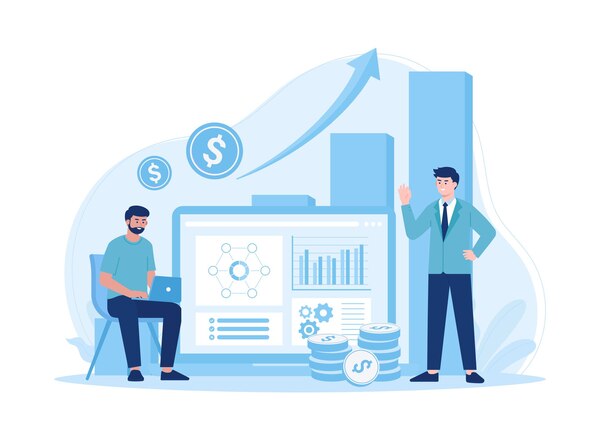 Secure and Scalable Account Infrastructure Illustration of Online Banking with a Secure Login, Financial Transactions, and Digital Payment Features
