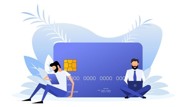 Unlock Global Spending Power Person Managing a Credit Card with Digital Payment Integration