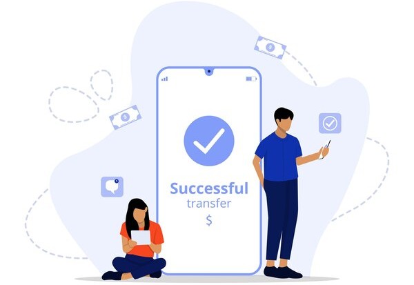 Person Managing a Credit Card with Digital Payment Integration