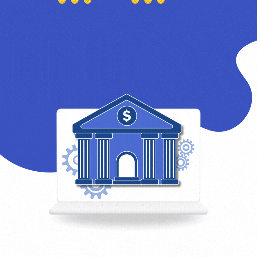 Animated Graphic Showing Seamless Digital Transactions, Symbolizing Secure and Scalable Payment Infrastructure by FinoGates