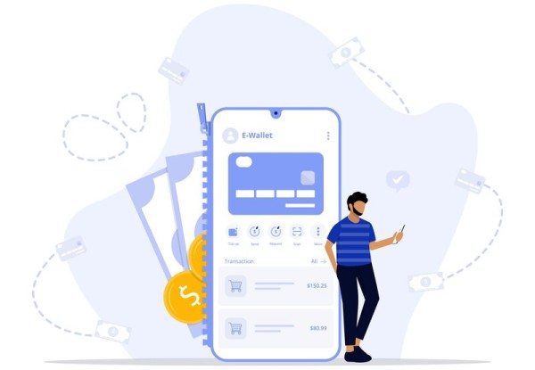 Driving Financial Innovation at Scale Person Managing a Credit Card with Digital Payment Integration