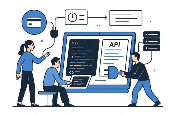 Mobile Wallet Interface Showing Transactions and Payment Options on a Smartphone with a User Standing Nearby