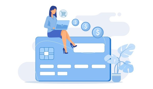 Mobile Wallet Interface Showing Transactions and Payment Options on a Smartphone with a User Standing Nearby