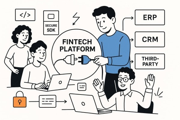 Seamless Integrations for Modern Teams Person Managing a Credit Card with Digital Payment Integration