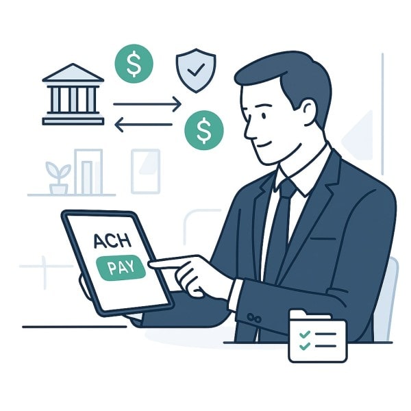 Animation of Two Smartphones Exchanging Money. Left Phone Shows a Dollar Sign and 'Send'; Right Phone Shows a Check Mark and 'Payment Received'